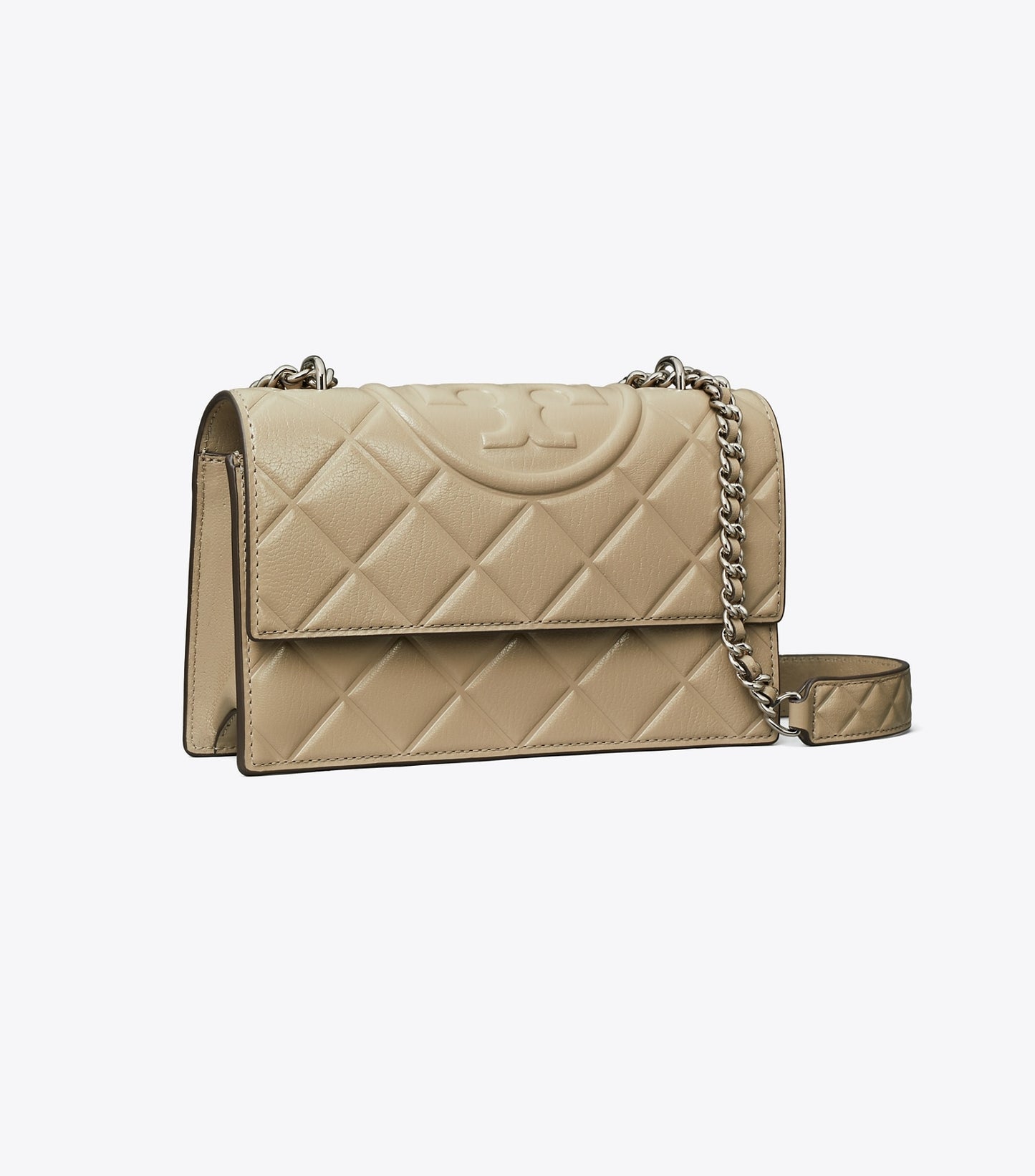 Tory Burch Small Fleming Shoulder Bag - Soft Cement