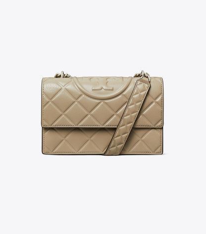 Tory Burch Small Fleming Shoulder Bag - Soft Cement