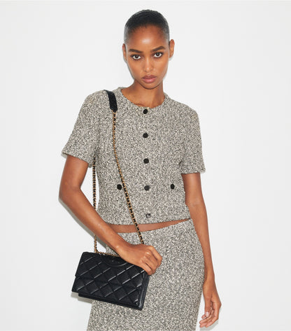 Tory Burch Fleming Shoulder Bag - Black