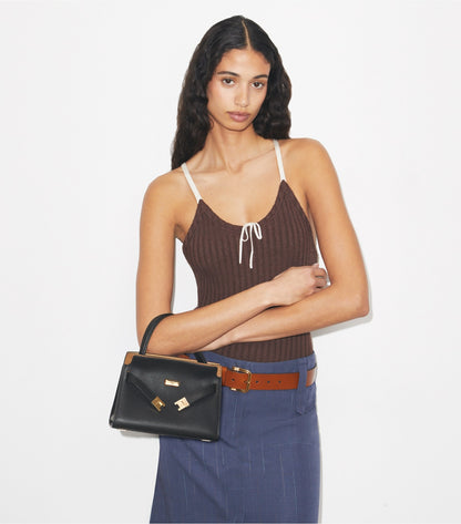 Tory Burch Petite Lee Radziwill Double Bag - Black