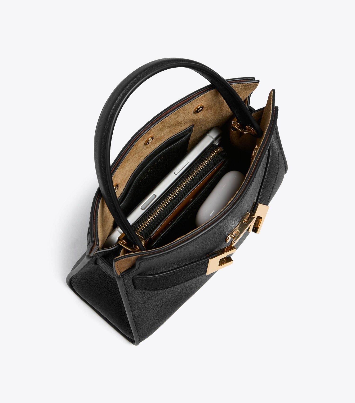 Tory Burch Petite Lee Radziwill Double Bag - Black