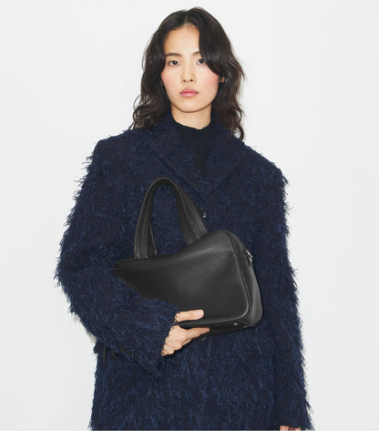 Tory Burch Leather Satchel - Black