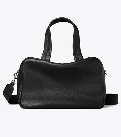 Tory Burch Leather Satchel - Black