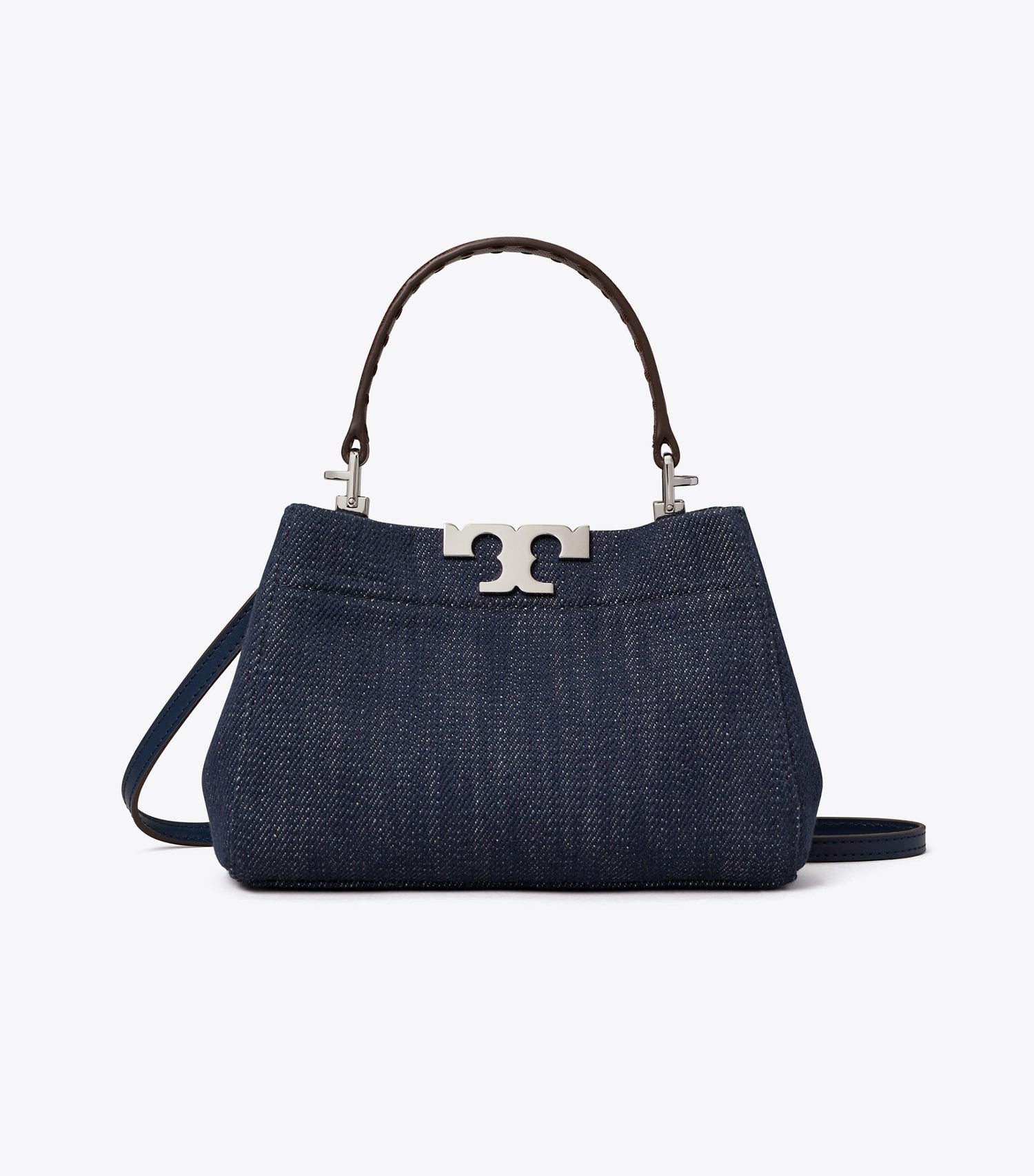 Tory Burch Mini Eleanor Denim Satchel - Midnight