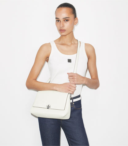 Tory Burch Charlie Shoulder Bag - Bianco