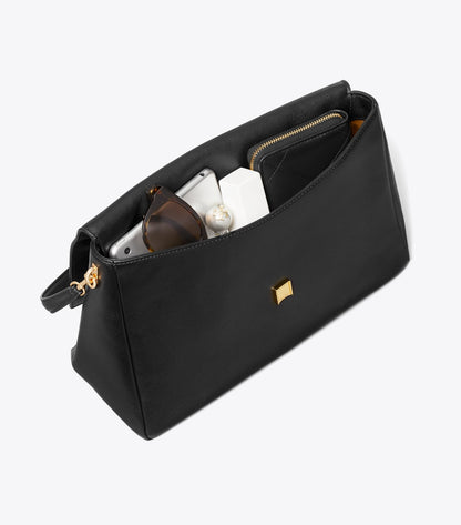 Tory Burch Large Charlie Shoulder Bag - Black