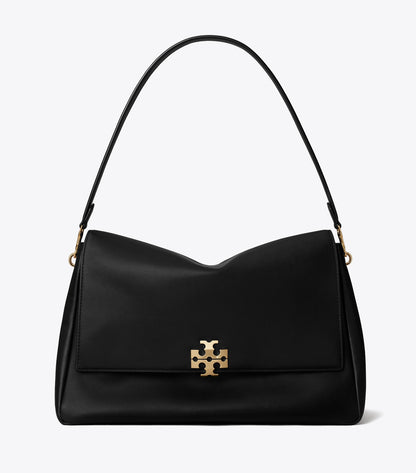 Tory Burch Large Charlie Shoulder Bag - Black