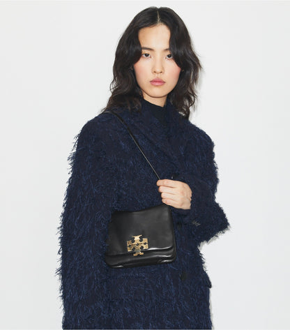 Tory Burch Charlie Runway Shoulder Bag - Black/Gold