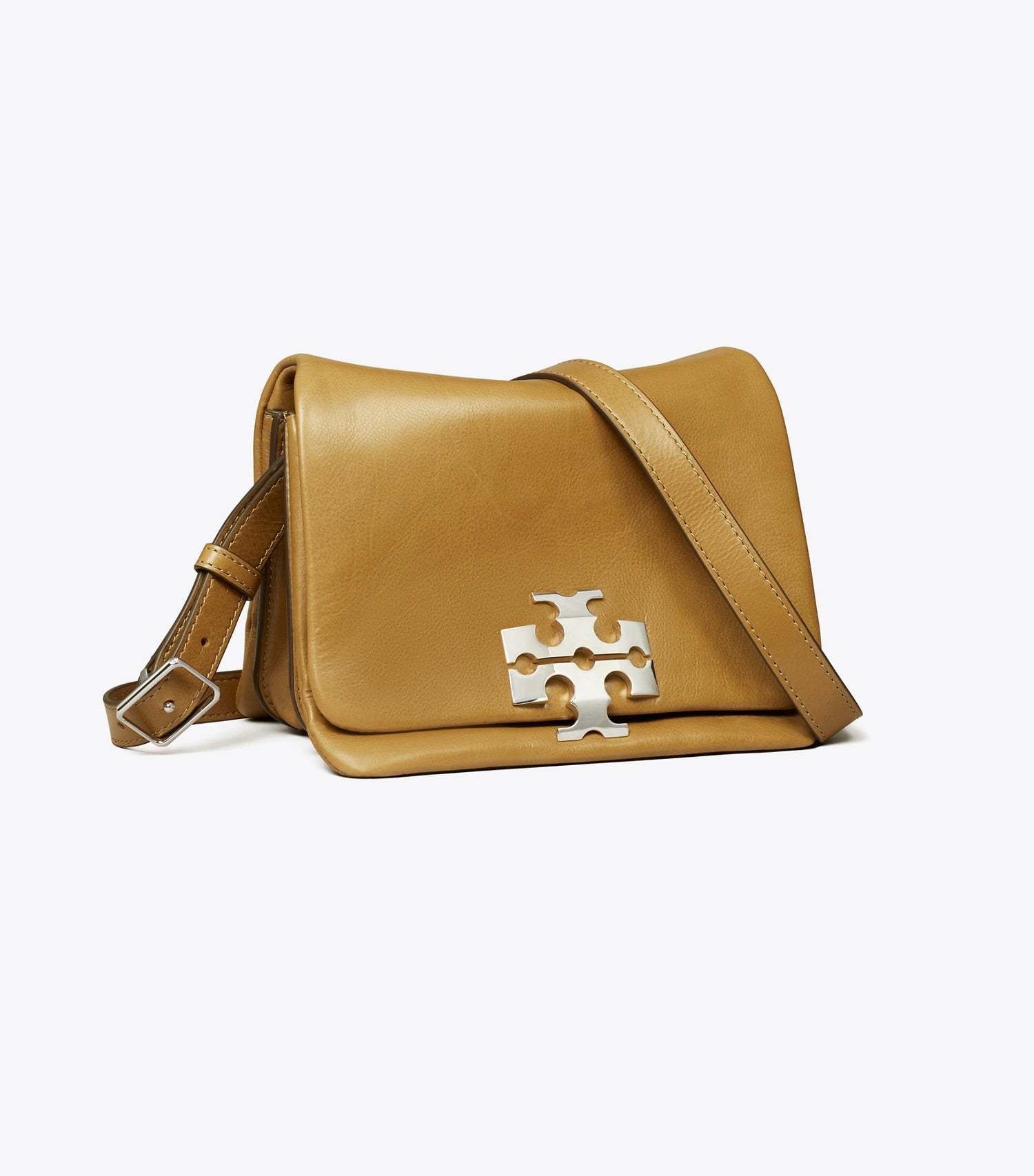 Tory Burch Charlie Runway Shoulder Bag - Wren Brown
