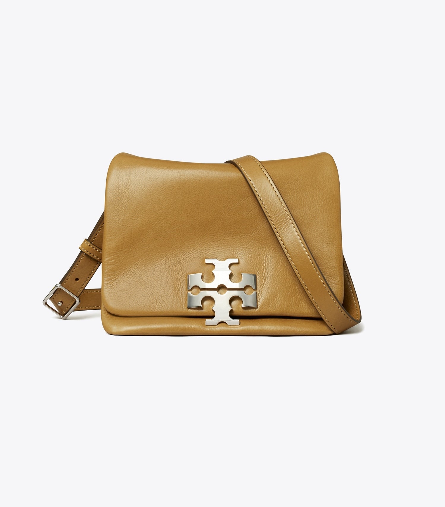 Tory Burch Charlie Runway Shoulder Bag - Wren Brown