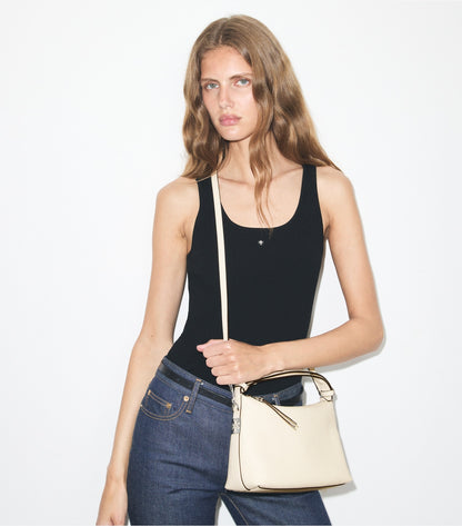 Tory Burch Mellow Shoulder Bag - Light Cream