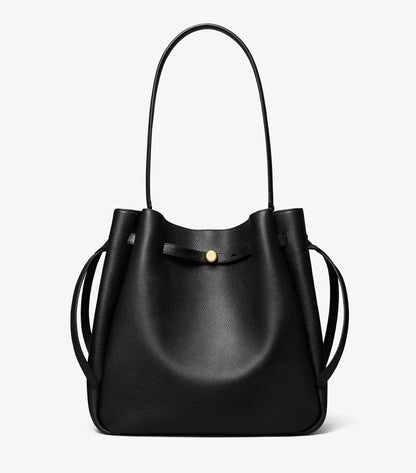 Tory Burch Large Romy Bucket Bag - Black