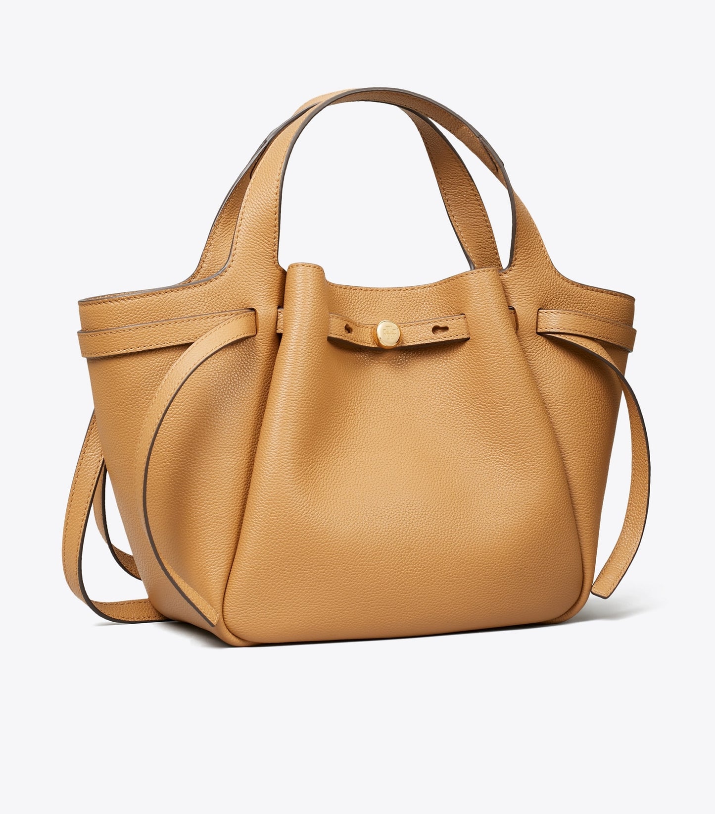 Tory Burch Small Leather Tote - Tiramisu