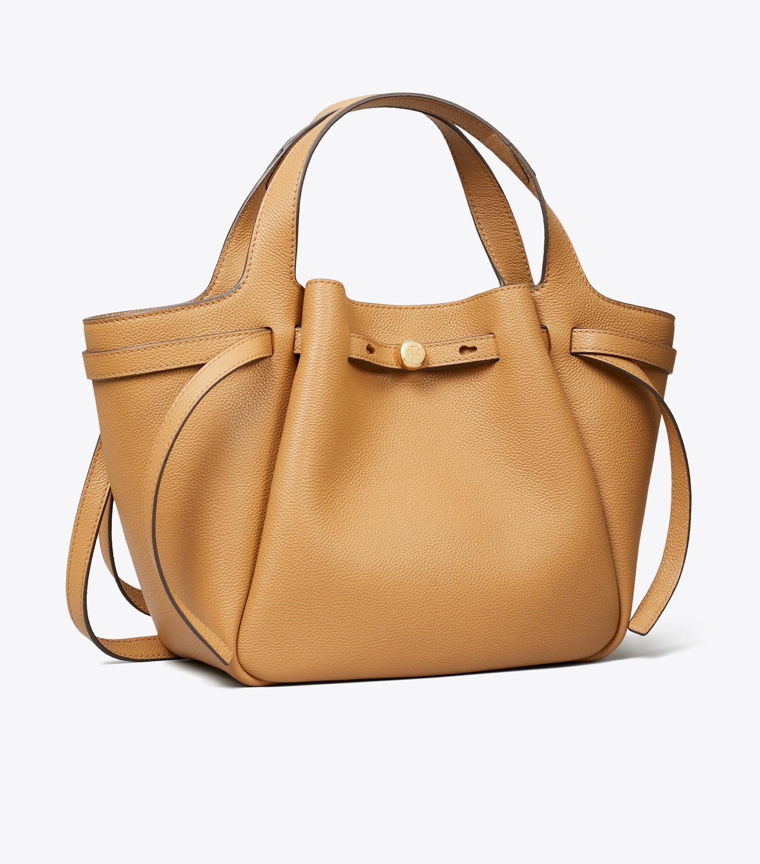 Tory Burch Small Leather Tote - Tiramisu