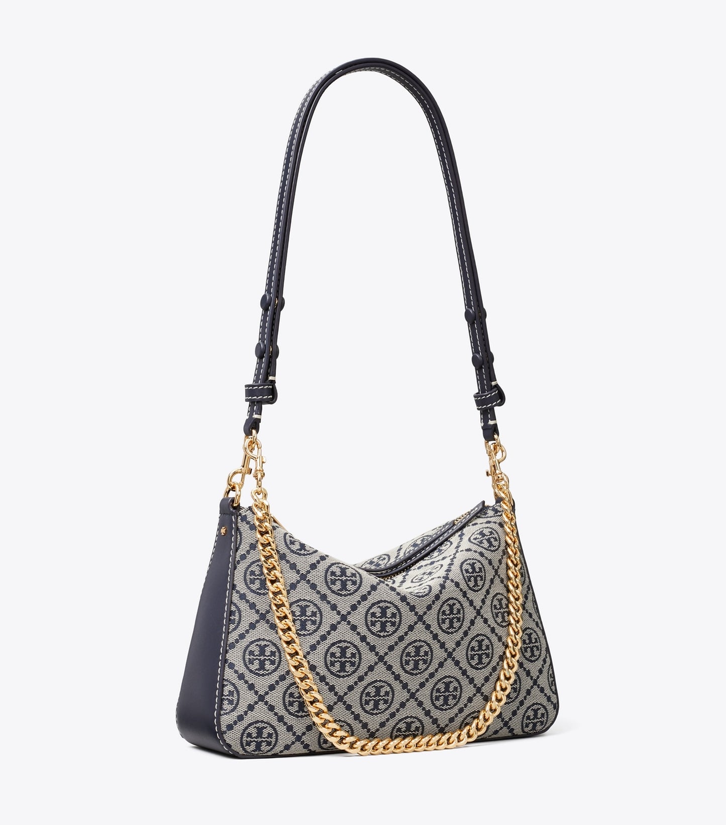 Tory Burch T Monogram Small Perry Shoulder Bag - Tory Navy