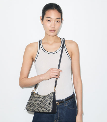 Tory Burch T Monogram Small Perry Shoulder Bag - Tory Navy