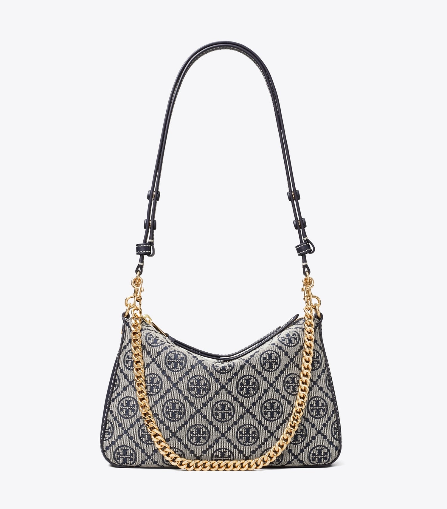 Tory Burch T Monogram Small Perry Shoulder Bag - Tory Navy