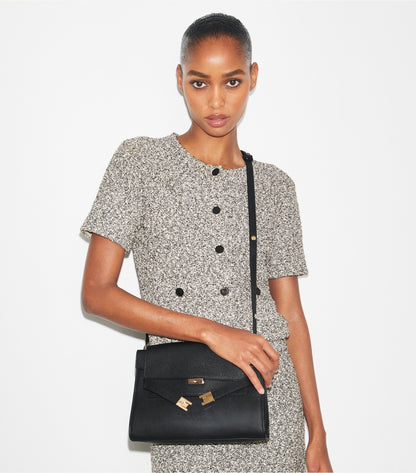 Tory Burch Lee Radziwill Shoulder Bag - Black