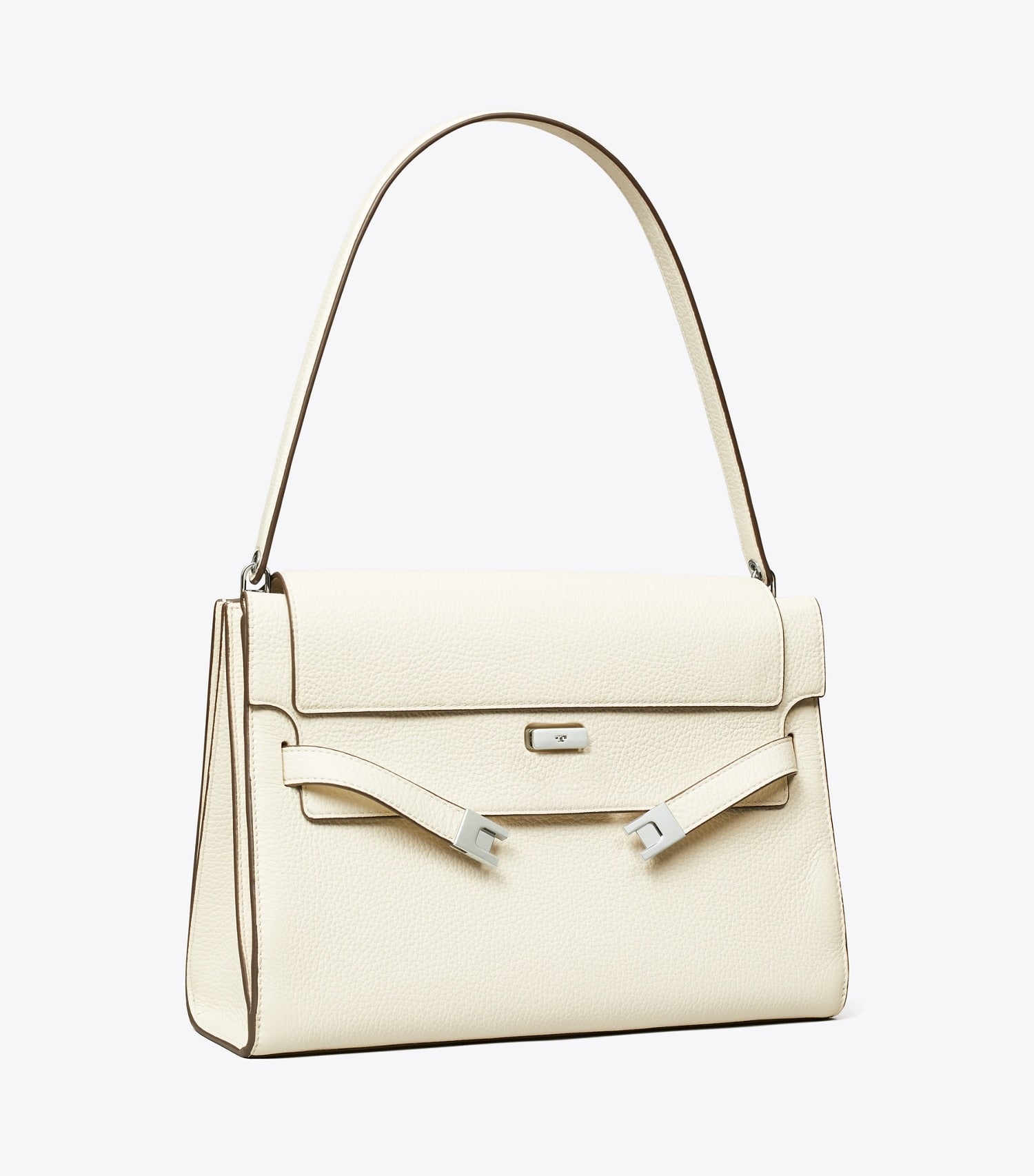 Tory Burch Large Lee Radziwill Shoulder Bag - Ivory