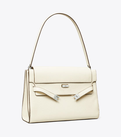 Tory Burch Large Lee Radziwill Shoulder Bag - Ivory