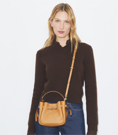 Tory Burch Mini Romy Bucket Bag - Tiramisu