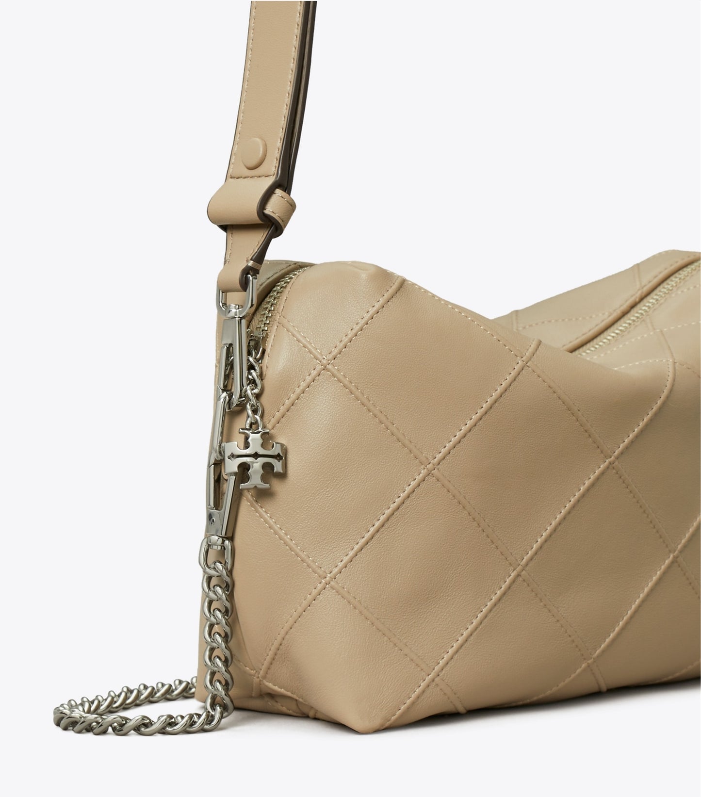 Tory Burch Large Fleming Soft Crossbody Bag - Soft Cement