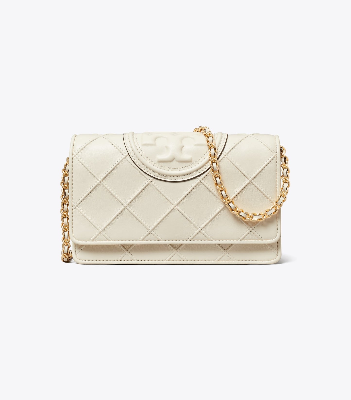 Tory Burch Fleming Crossbody - Light Cream