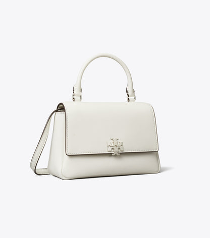 Tory Burch Mini Charlie Top-Handle Crossbody - Bianco