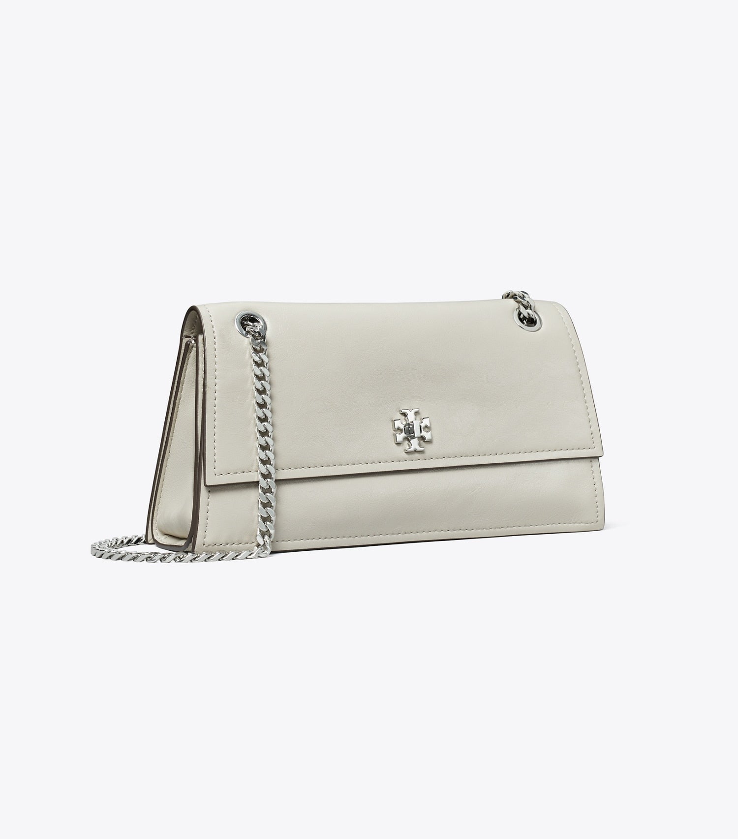 Tory Burch Mini Kira Turnlock Shoulder Bag - Dove Gray