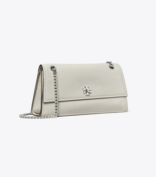 Tory Burch Mini Kira Turnlock Shoulder Bag - Dove Gray