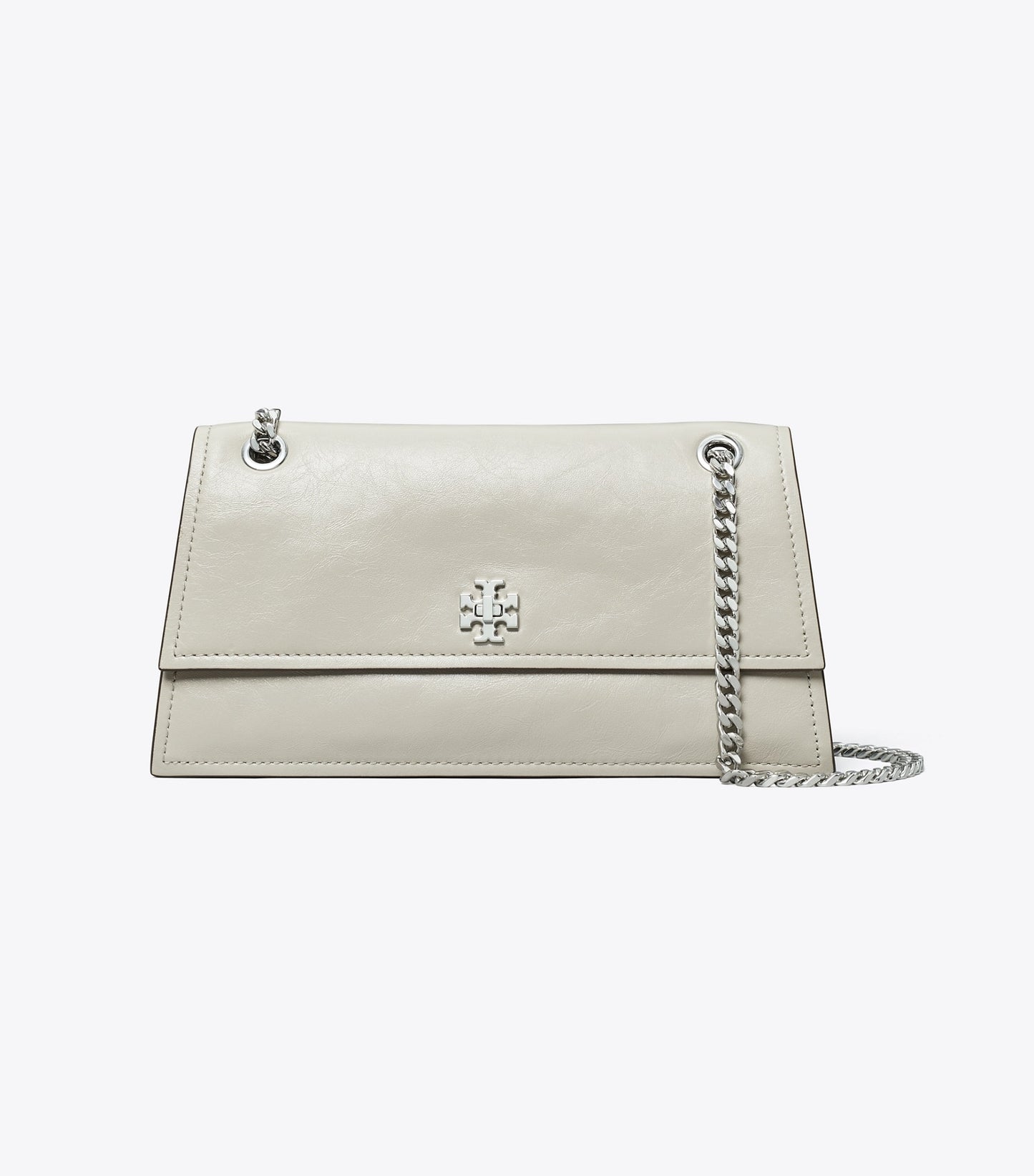 Tory Burch Mini Kira Turnlock Shoulder Bag - Dove Gray