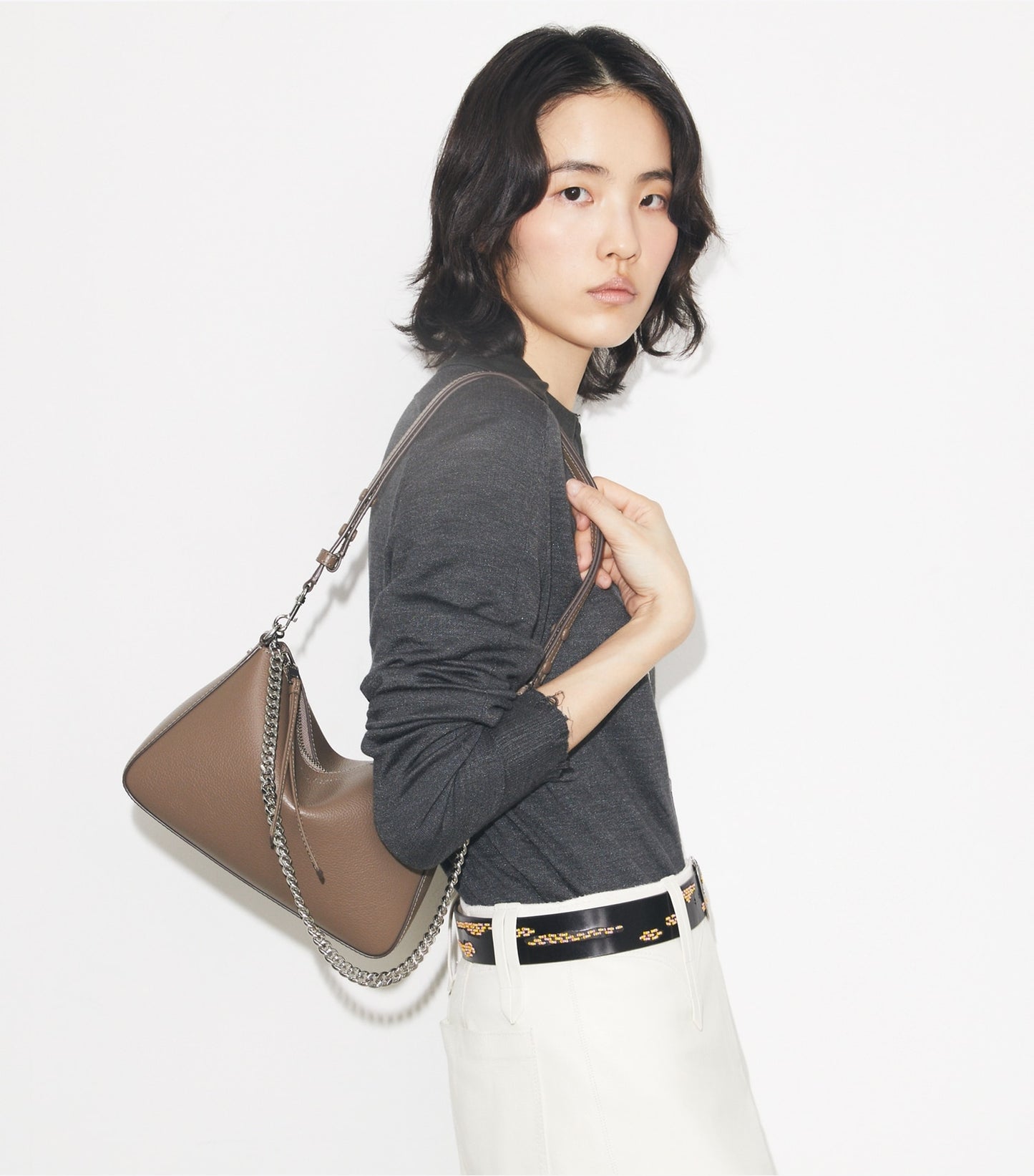Tory Burch Small Perry Shoulder Bag - Wild Mushroom