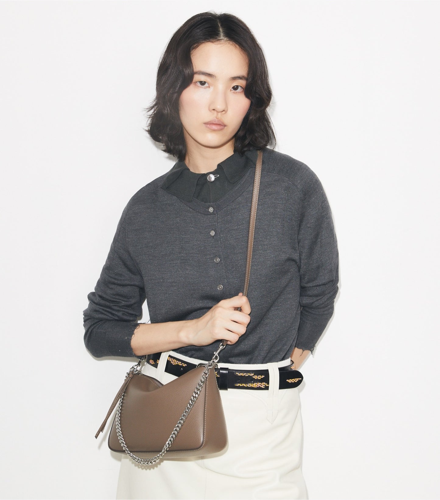 Tory Burch Small Perry Shoulder Bag - Wild Mushroom