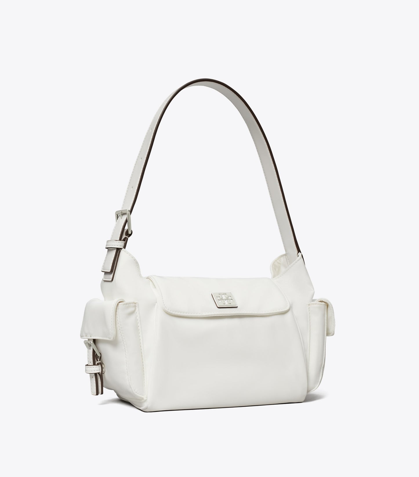 Tory Burch Virginia Pocket Shoulder Bag - White