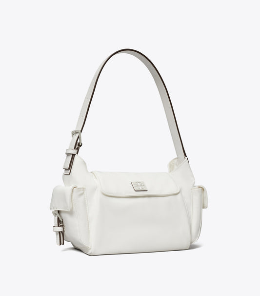 Tory Burch Virginia Pocket Shoulder Bag - White