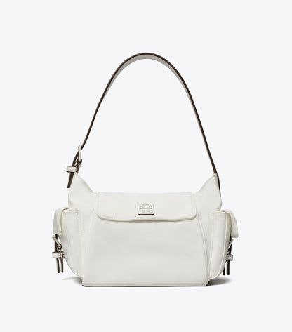 Tory Burch Virginia Pocket Shoulder Bag - White
