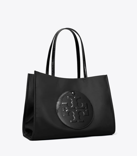 Tory Burch Small Ella Patent Tote - Black