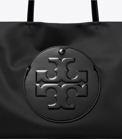 Tory Burch Small Ella Patent Tote - Black