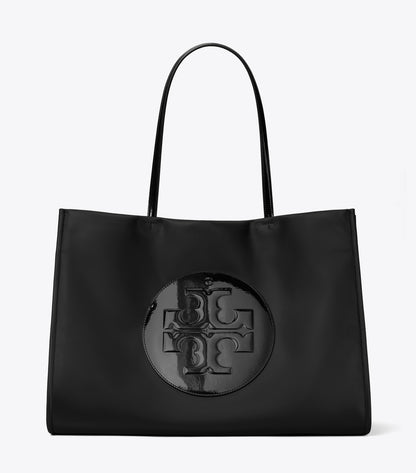 Tory Burch Ella Patent Tote - Black