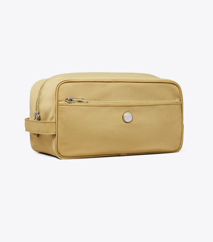Tory Burch Large Twist Cosmetic Case - Wheat