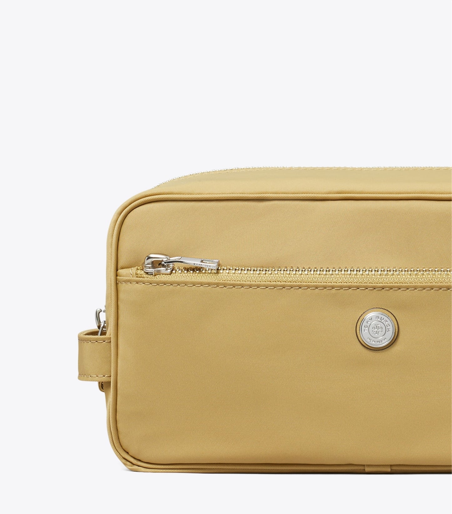 Tory Burch Large Twist Cosmetic Case - Wheat