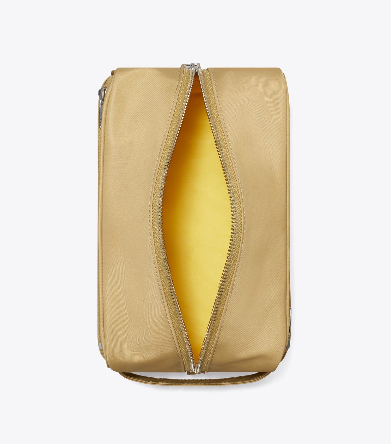 Tory Burch Large Twist Cosmetic Case - Wheat