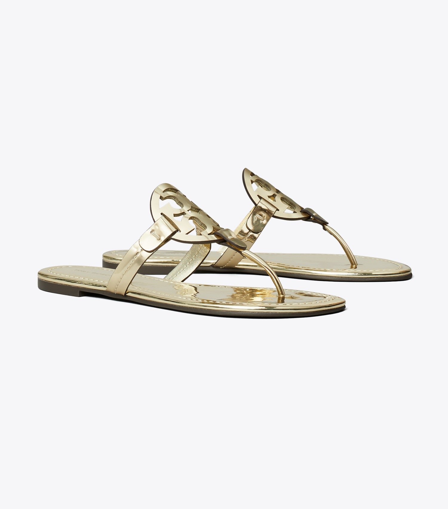 Tory Burch Miller Metallic Sandal - Gold