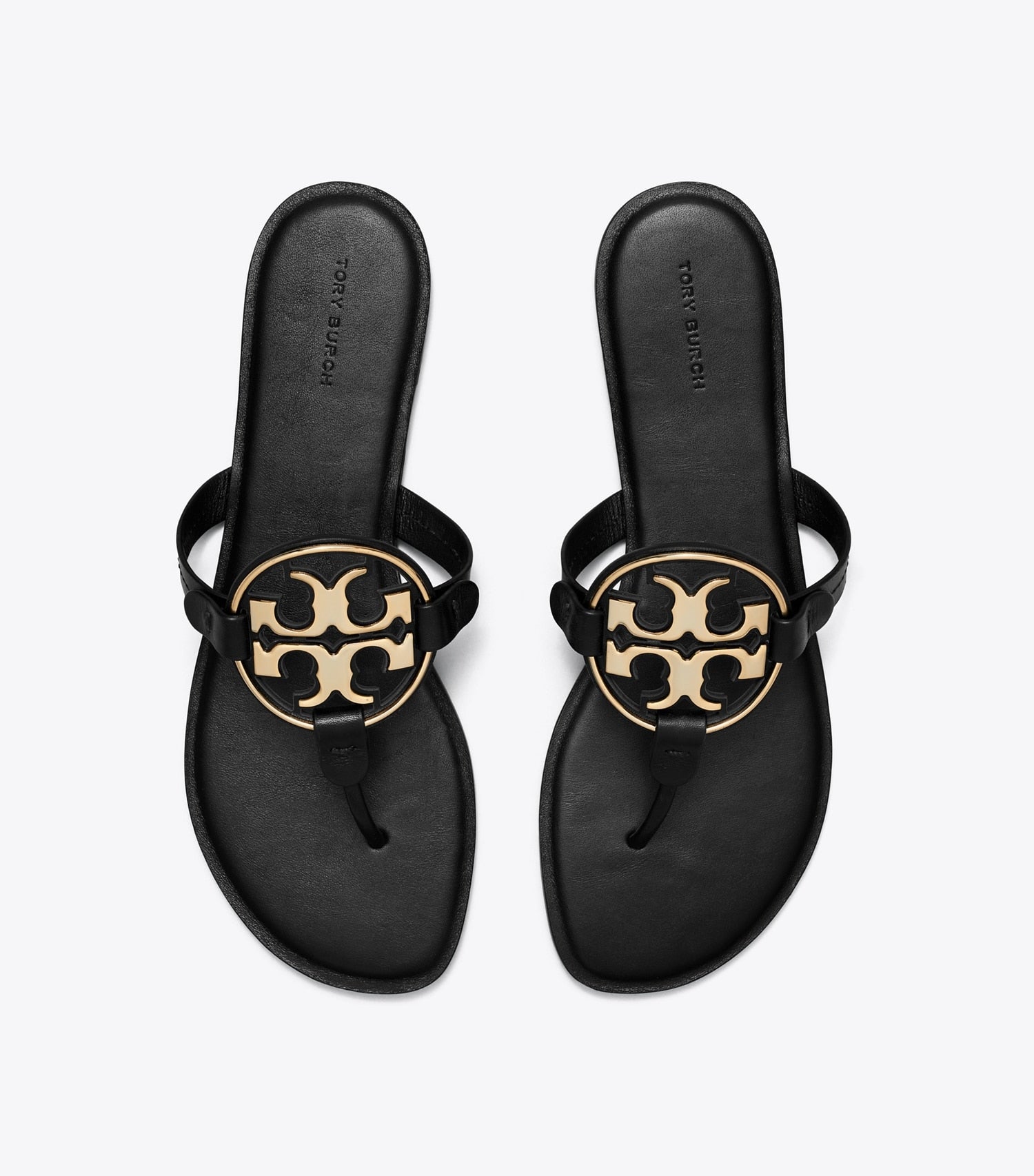 Tory Burch Metal Miller Sandal - Perfect Black / Gold