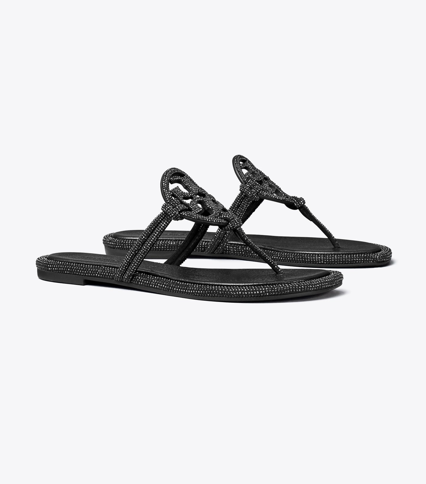 Tory Burch Miller Pavé Knotted Sandal - Perfect Black