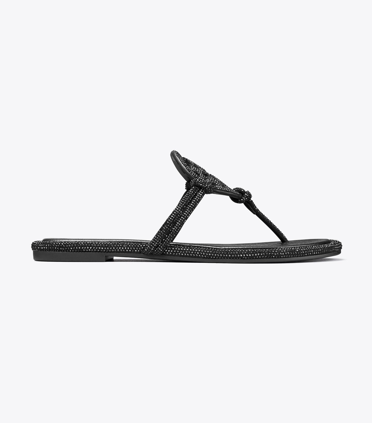 Tory Burch Miller Pavé Knotted Sandal - Perfect Black