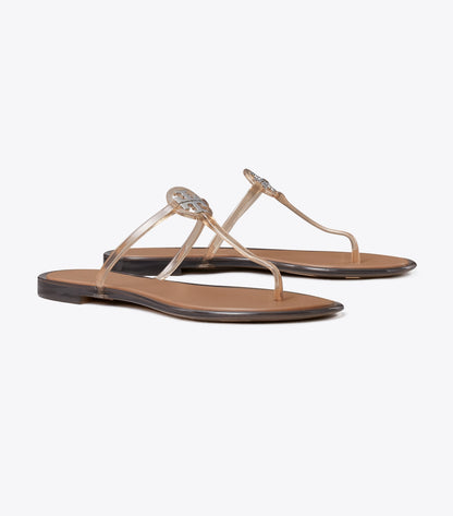 Tory Burch Mini Miller Jelly Sandal - Transparent Light Cocoa