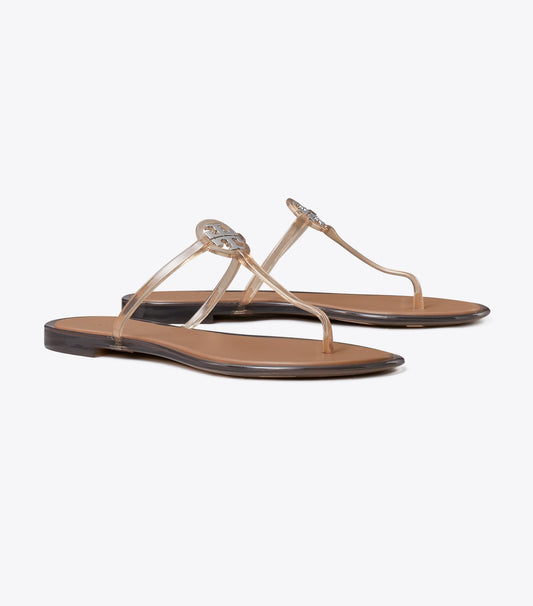 Tory Burch Mini Miller Jelly Sandal - Transparent Light Cocoa