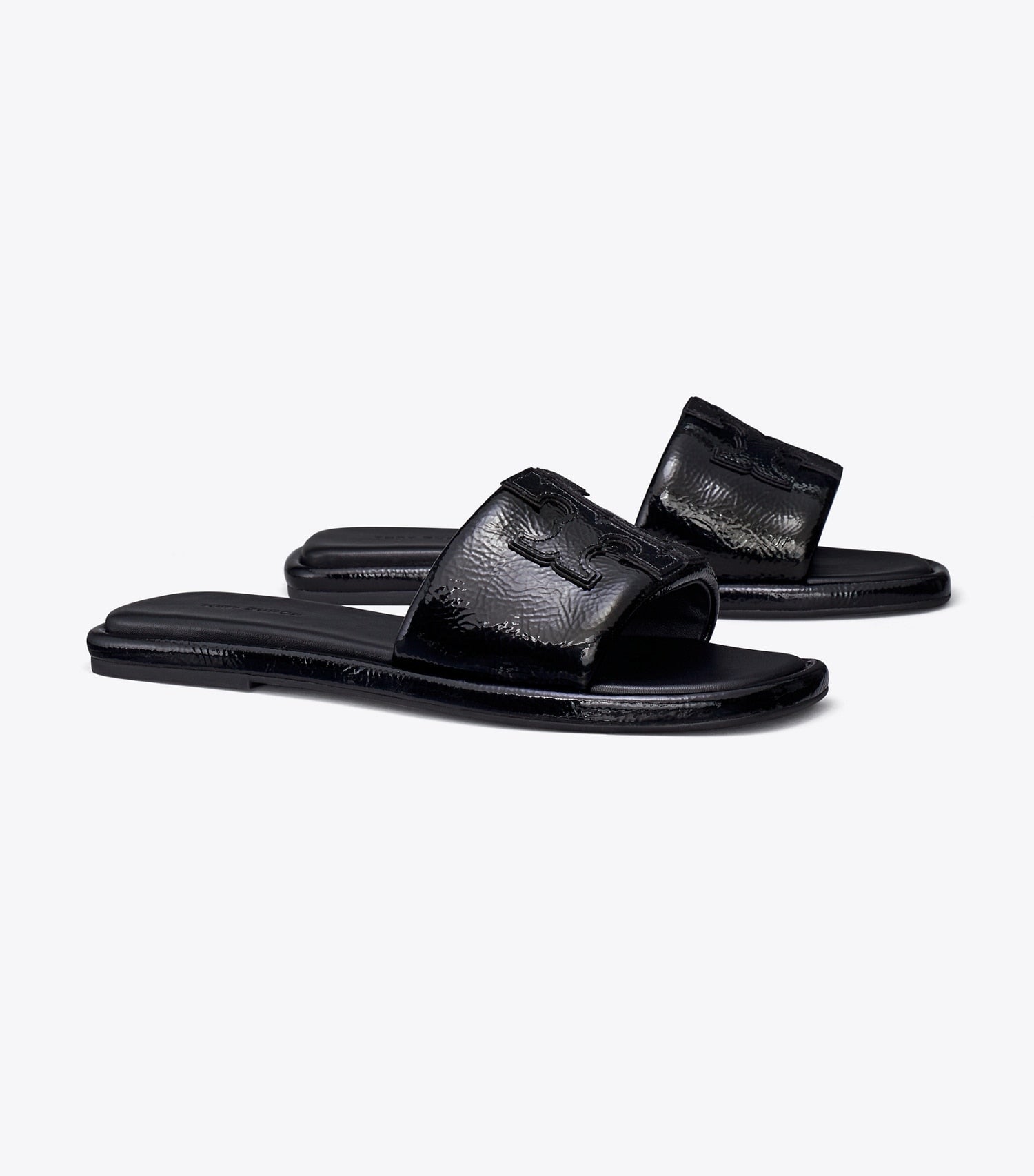 Tory Burch Double T Sport Slide - Perfect Black