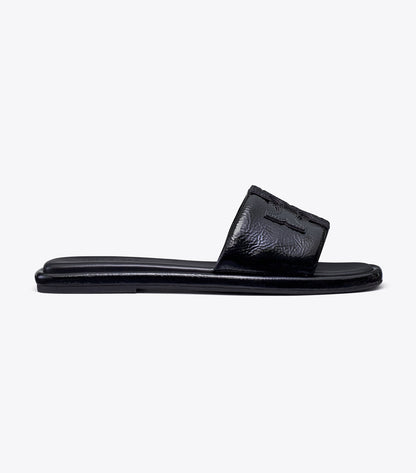 Tory Burch Double T Sport Slide - Perfect Black